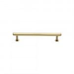 M Marcus Heritage Brass Hexagon Design Cabinet Pull with Rose 96mm Centre to Centre